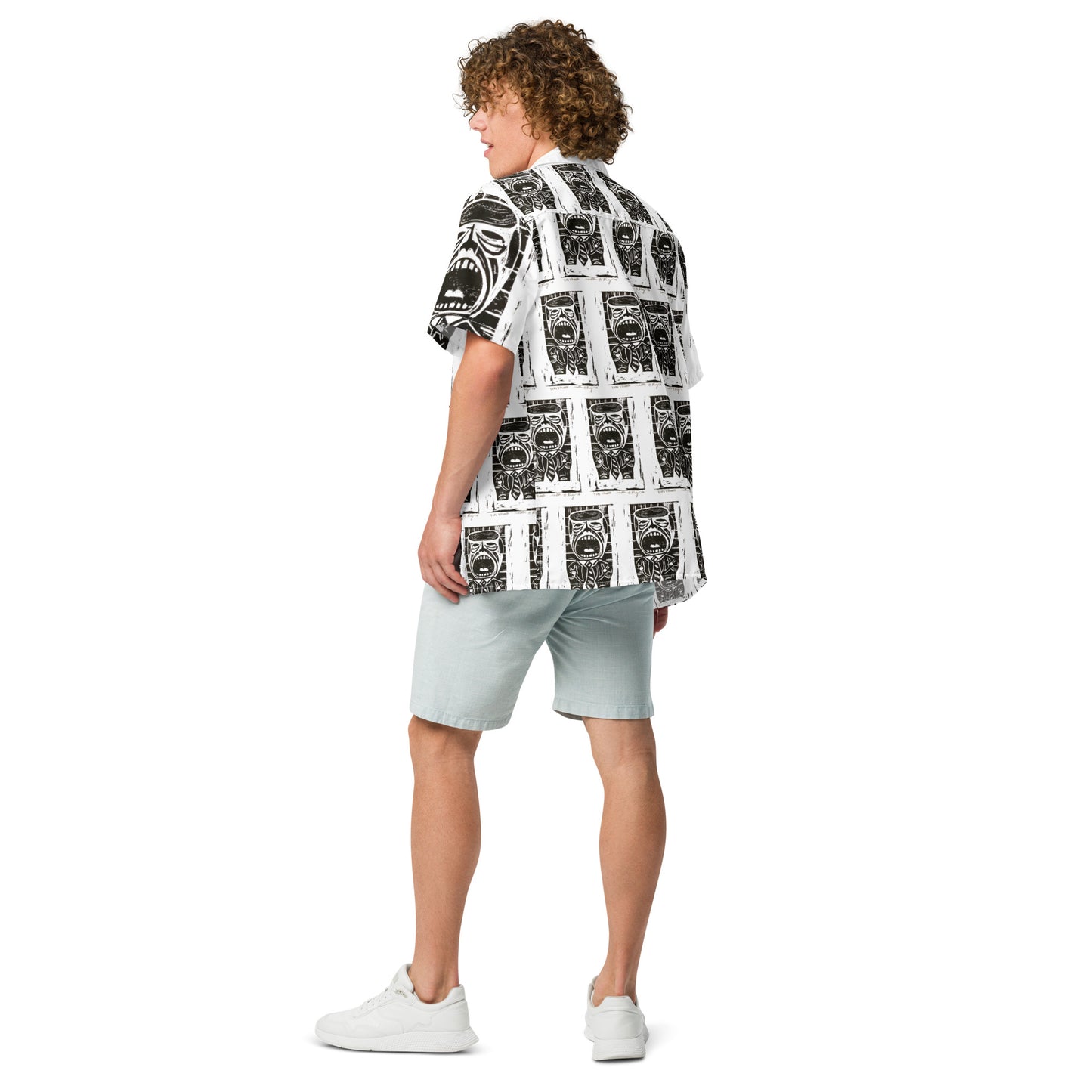 Tiki Trump button down
