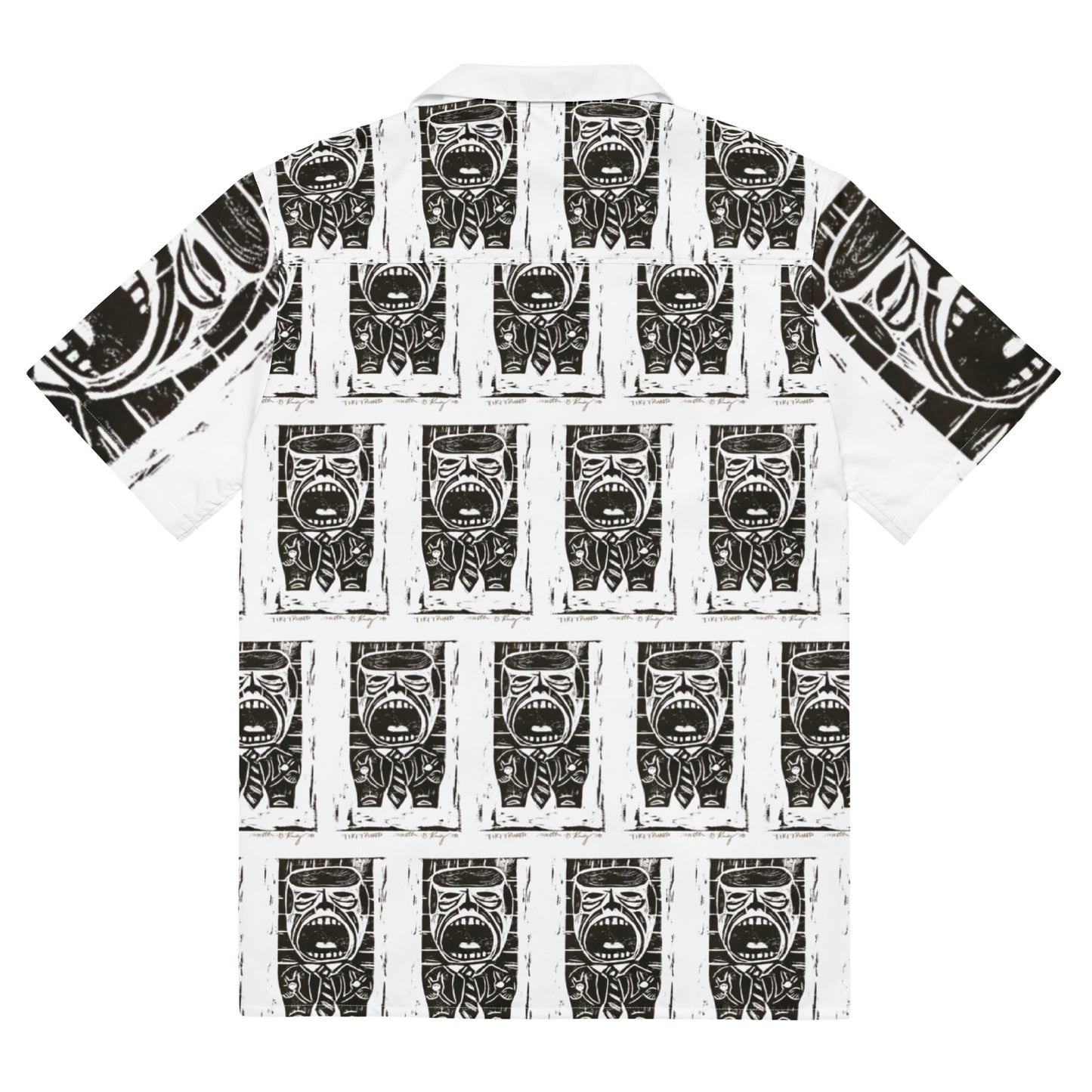 Tiki Trump button down