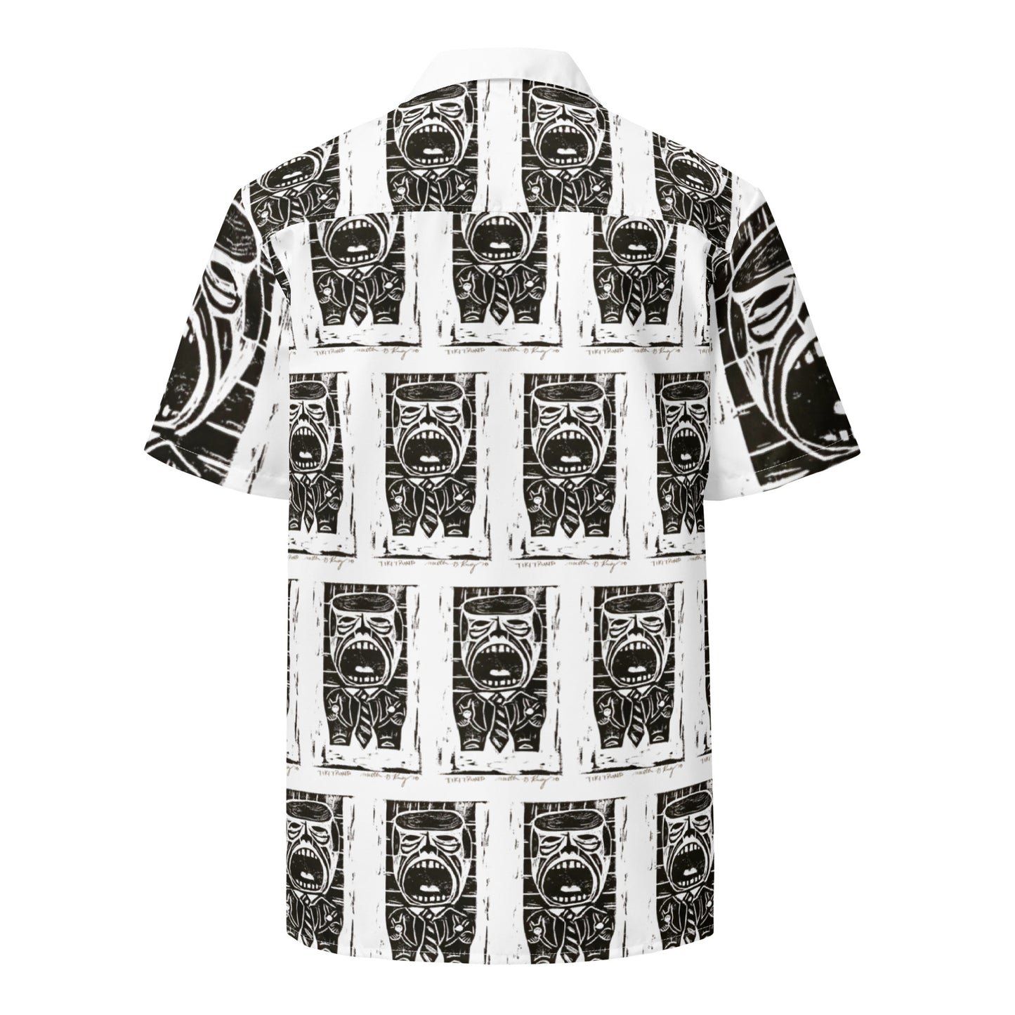 Tiki Trump button down