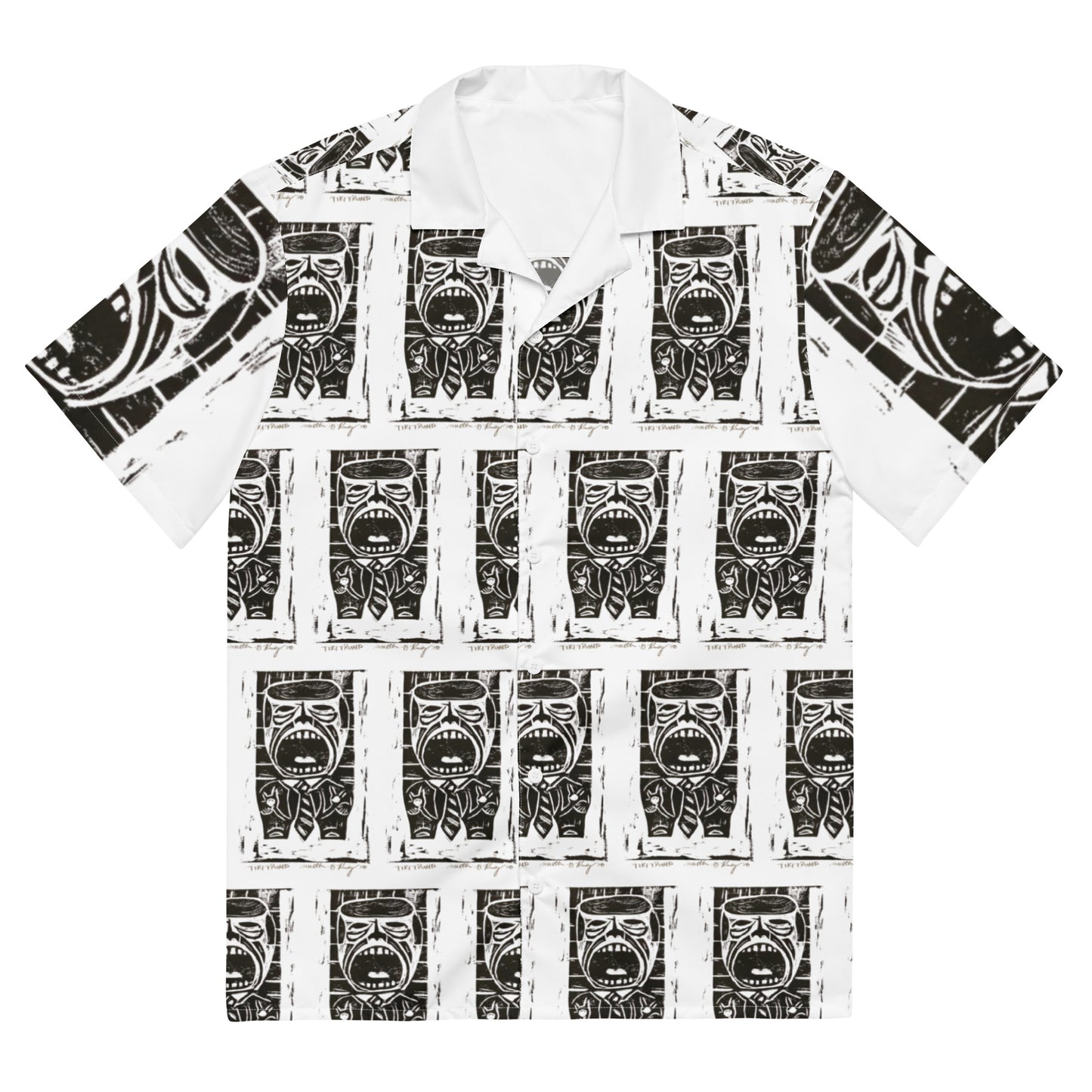 Tiki Trump button down