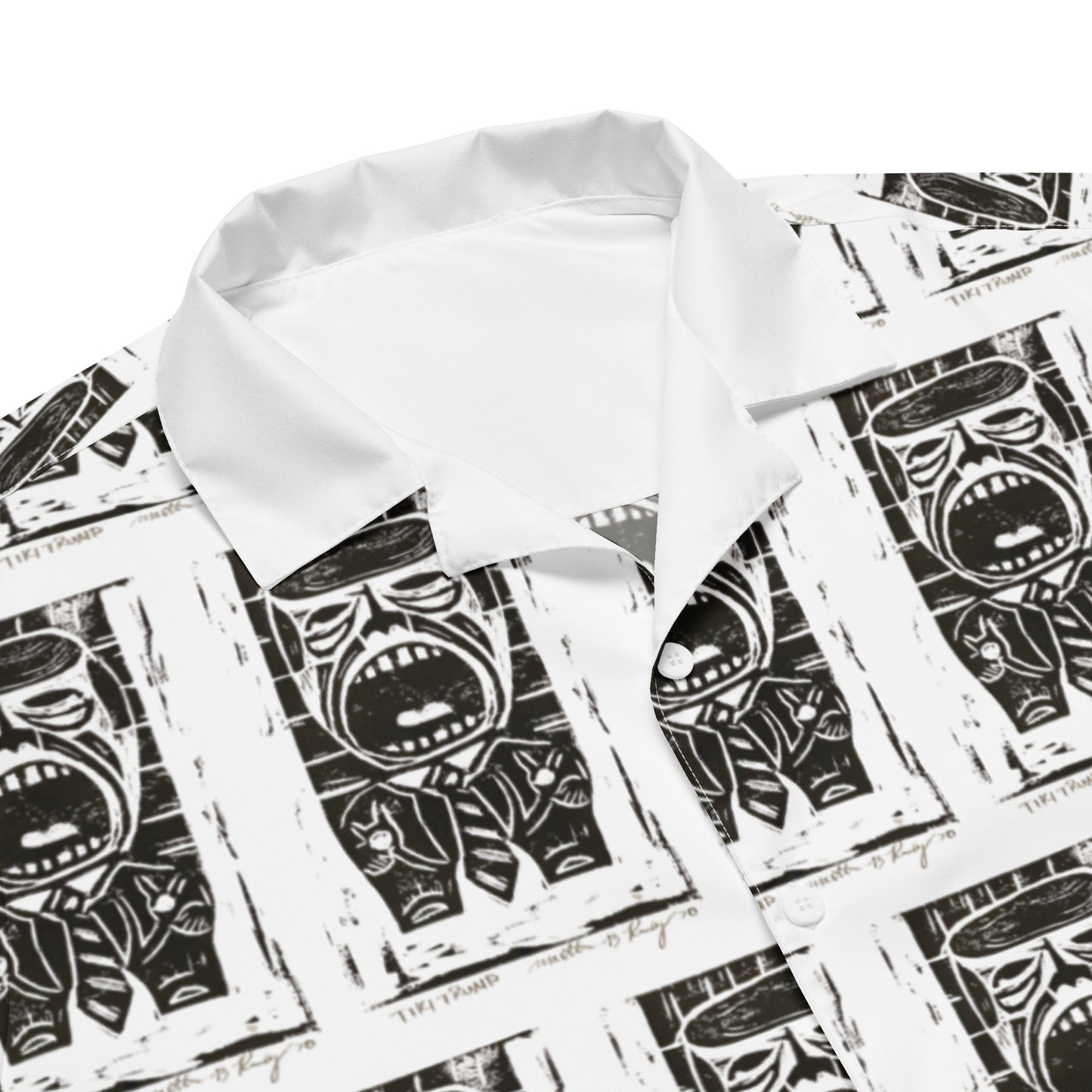 Tiki Trump button down