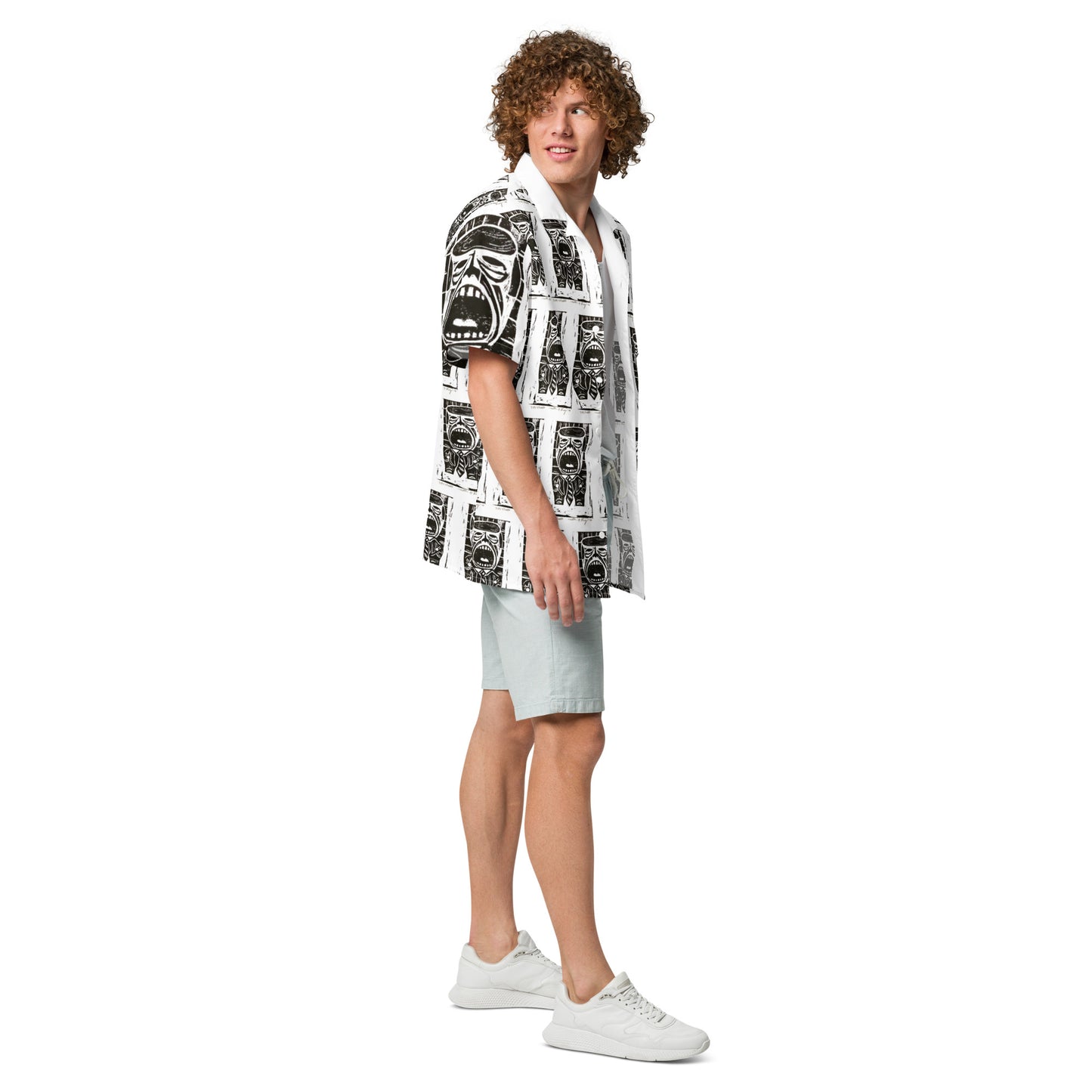 Tiki Trump button down